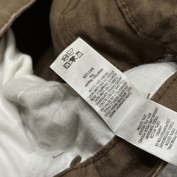 Cabela's Brush Guard Canvas Pants 36x32 Brown Outdoor Hunting Workwear - Picture 8 of 12